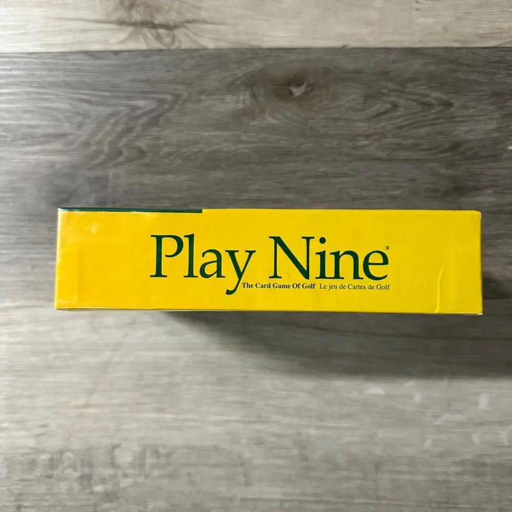 Play Nine · The Card Game of Golf · 2-6 Players, New in sealed box